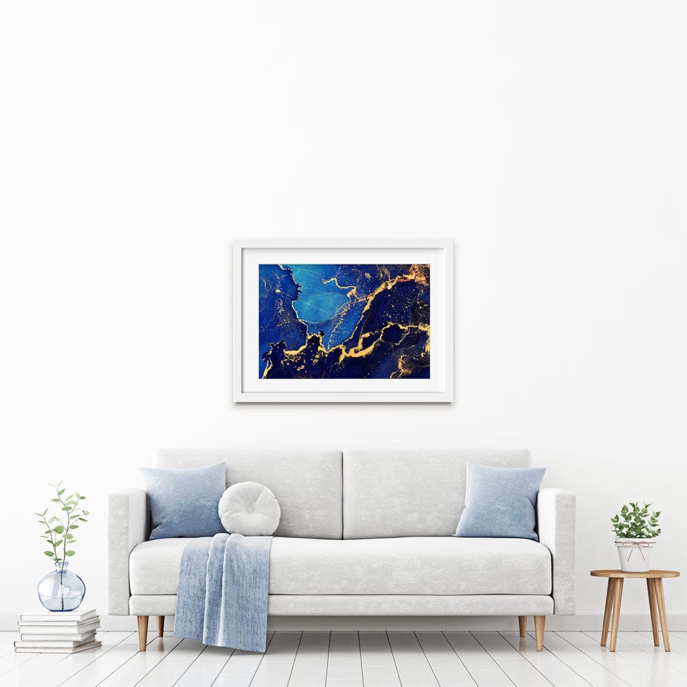 Electric Blue Framed Art Print wall art product djero.adlibeshe yahoo.com / Shutterstock