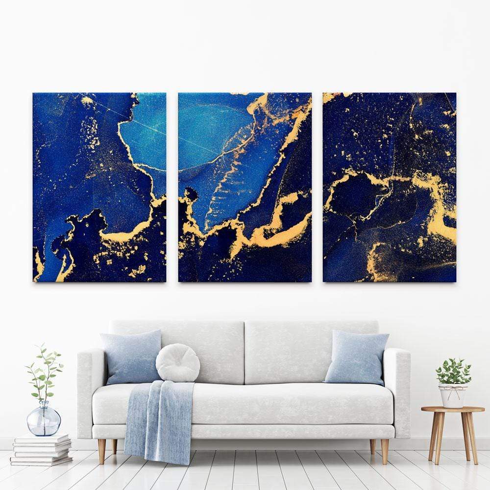 Electric Blue Trio Canvas Print wall art product djero.adlibeshe yahoo.com / Shutterstock