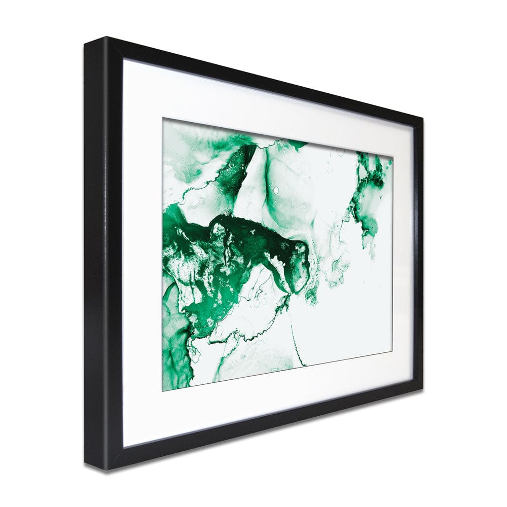 Emerald White Framed Art Print wall art product MsMaya / Shutterstock