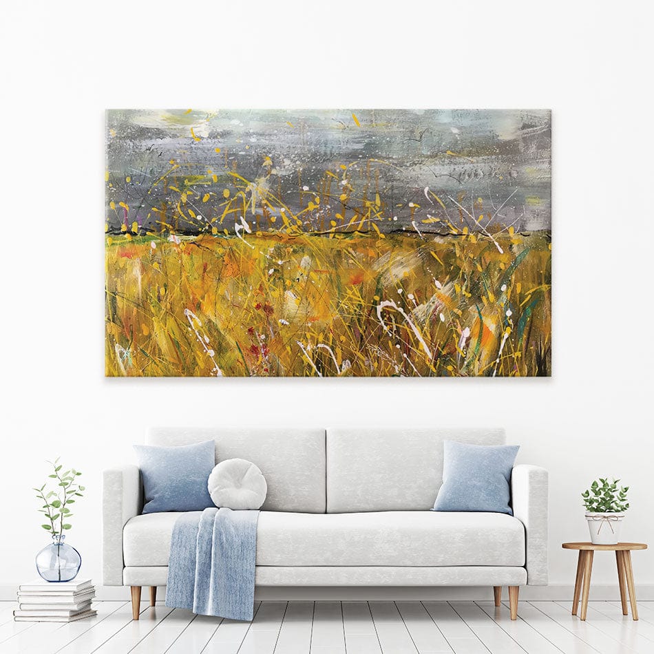 Fields Of Gold Canvas Print wall art product Jane Brookshaw