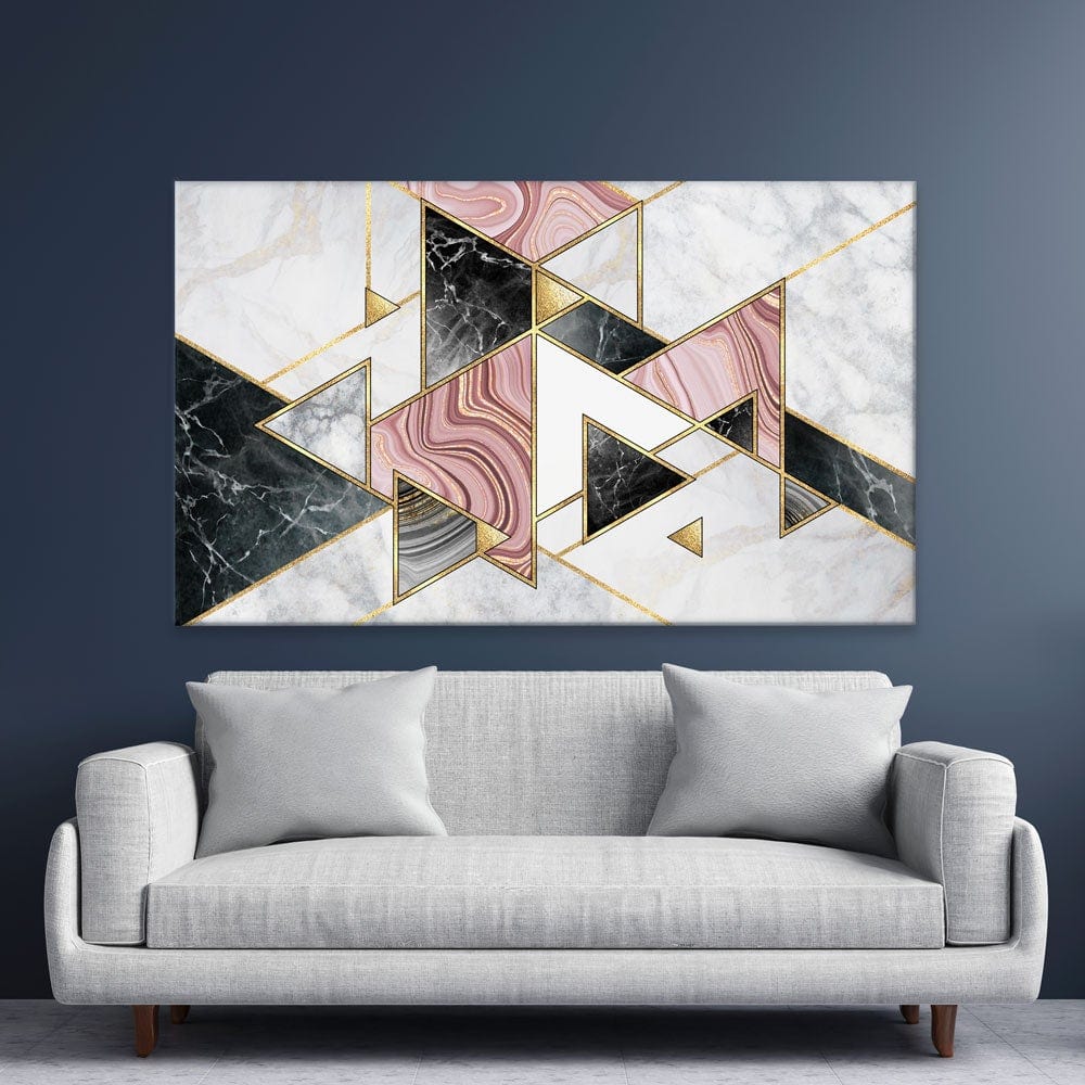 Geometric Marble Canvas Print wall art product wacomka / Shutterstock