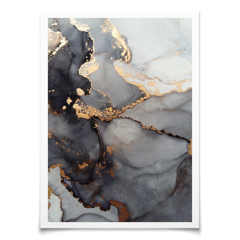 Grey Marble Tones Art Print wall art product coldsun777 / Shutterstock