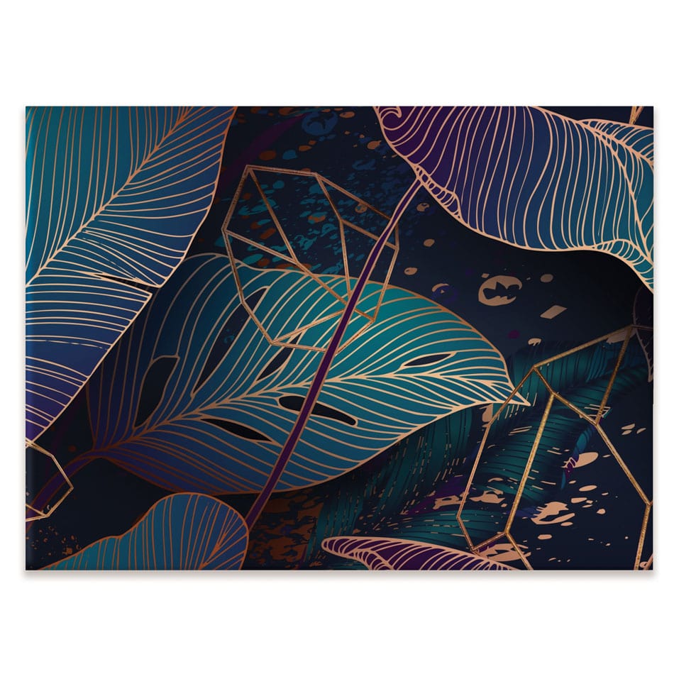 Luxe Palm Abstract Canvas Print wall art product Gluiki / Shutterstock