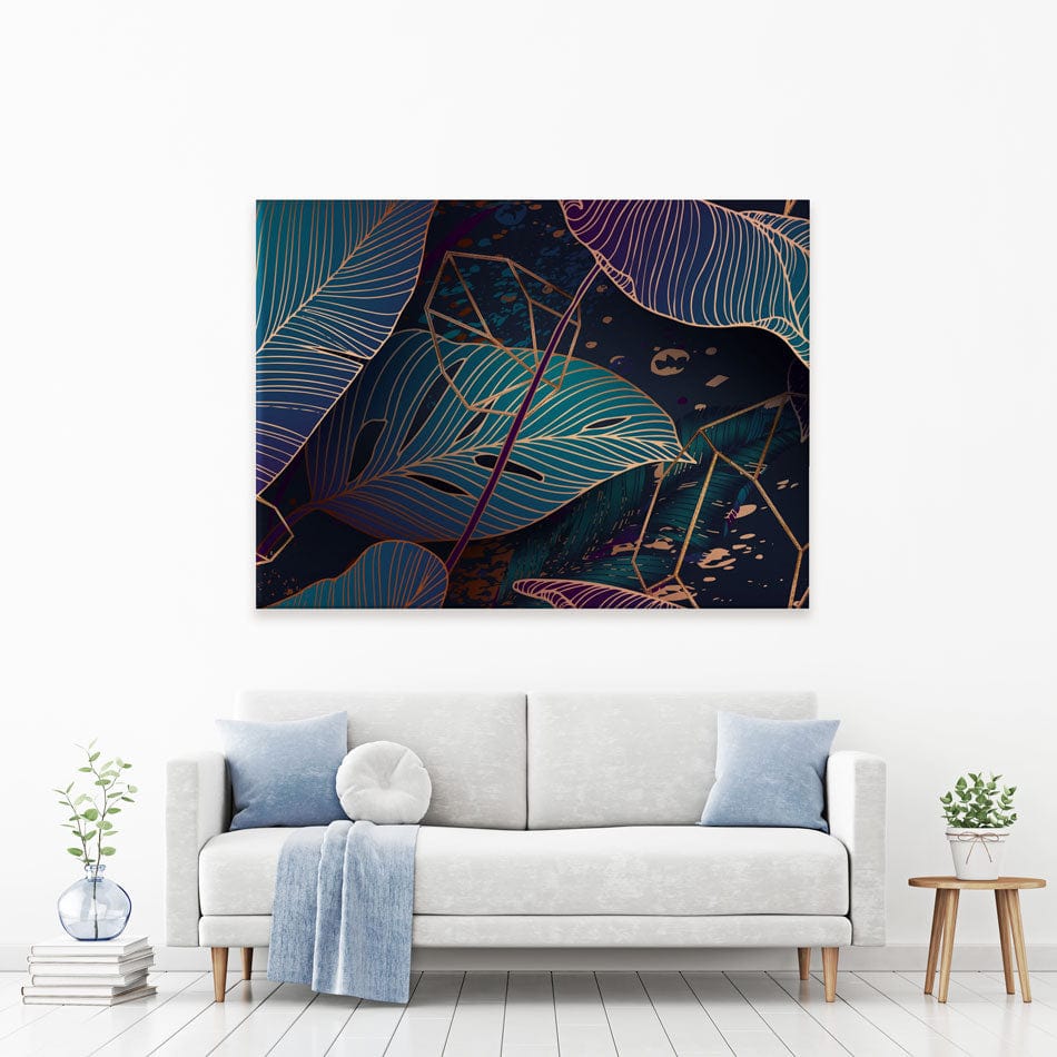 Luxe Palm Abstract Canvas Print wall art product Gluiki / Shutterstock