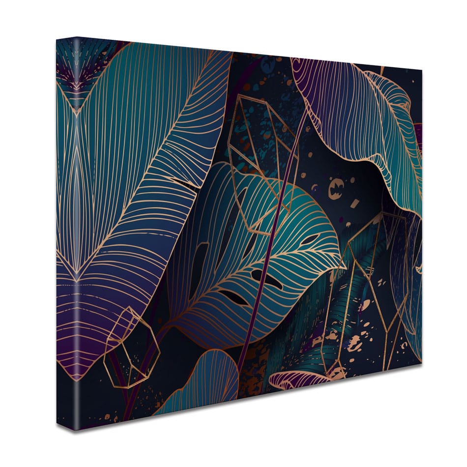 Luxe Palm Abstract Canvas Print wall art product Gluiki / Shutterstock