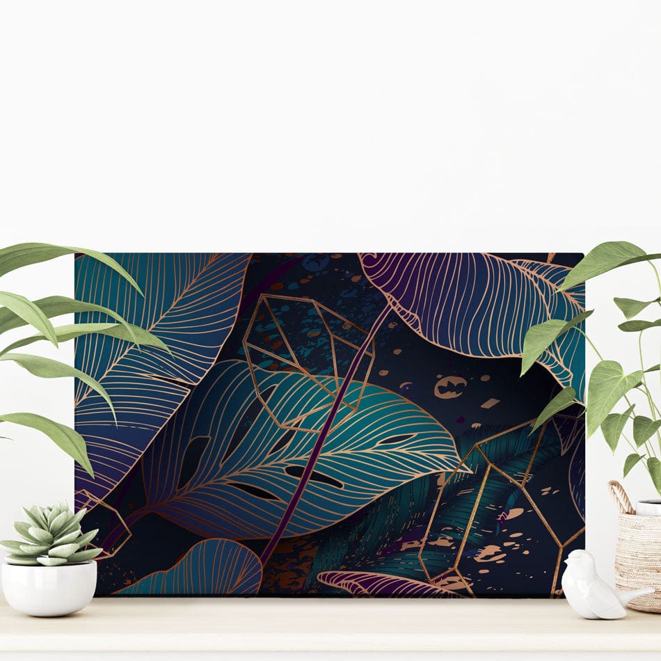 Luxe Palm Abstract Canvas Print wall art product Gluiki / Shutterstock