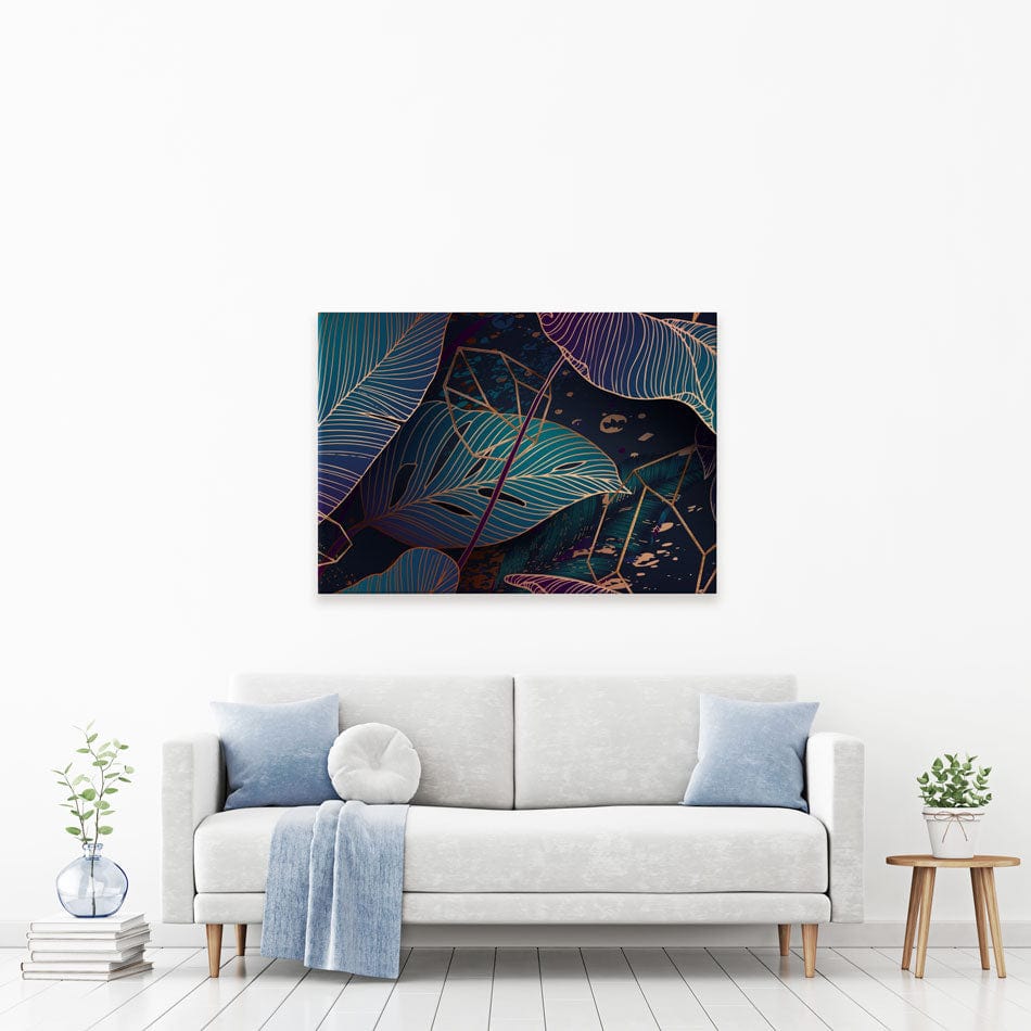 Luxe Palm Abstract Canvas Print wall art product Gluiki / Shutterstock