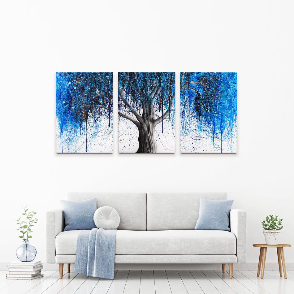 Midnight Dream Tree Trio Canvas Print wall art product Ashvin Harrison