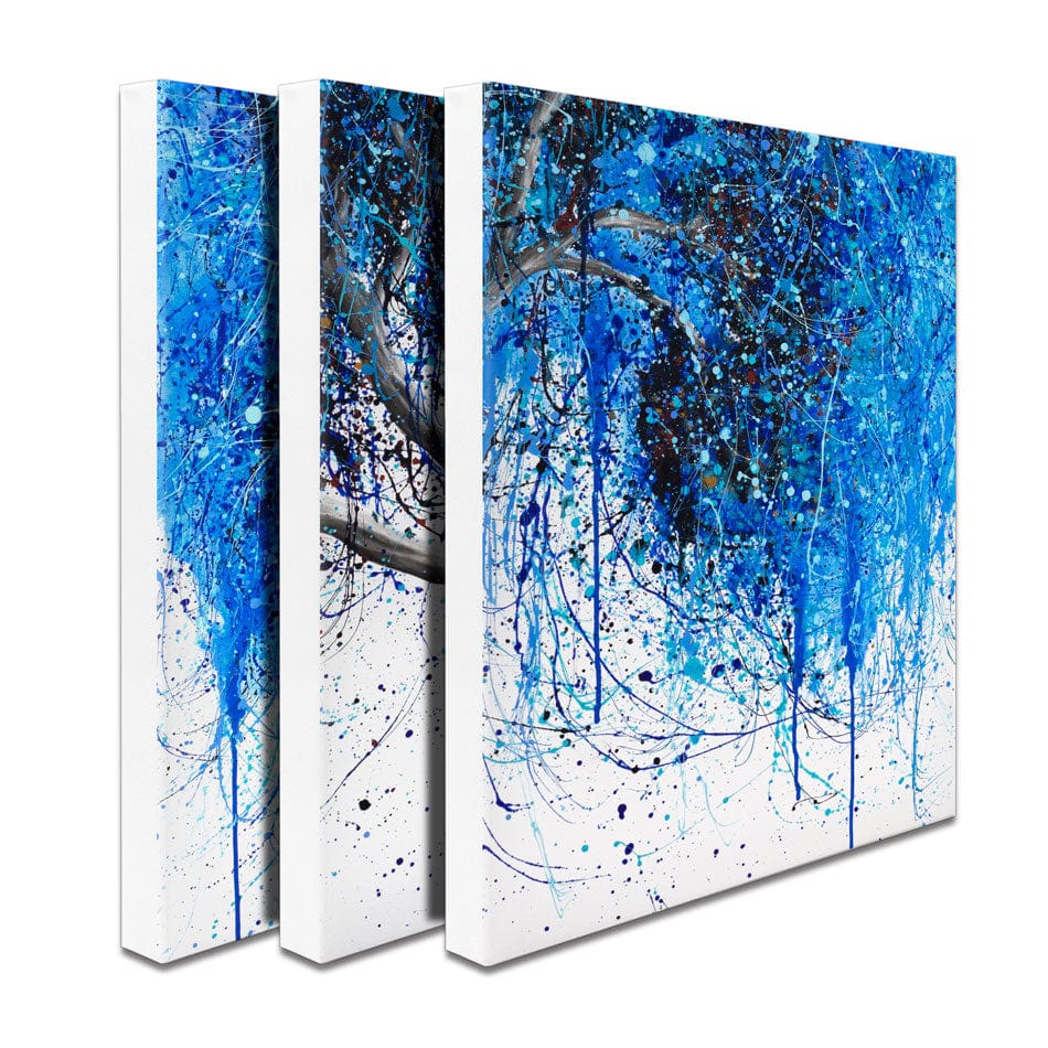 Midnight Dream Tree Trio Canvas Print wall art product Ashvin Harrison