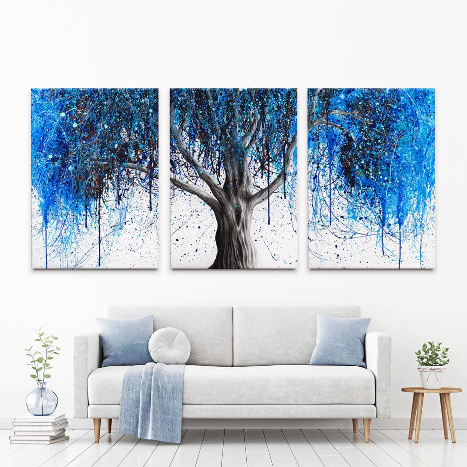 Midnight Dream Tree Trio Canvas Print wall art product Ashvin Harrison