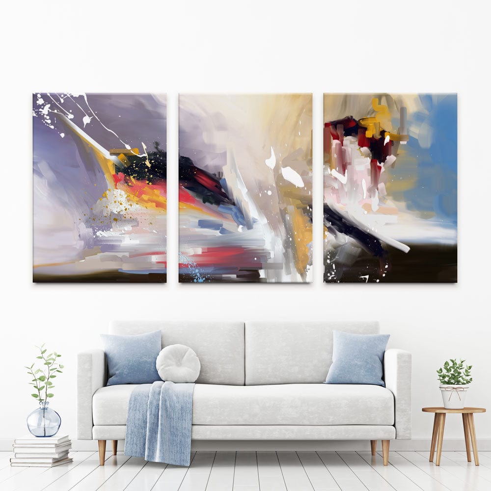 Modern Abstract Trio Canvas Print wall art product Tim Kats / Shutterstock