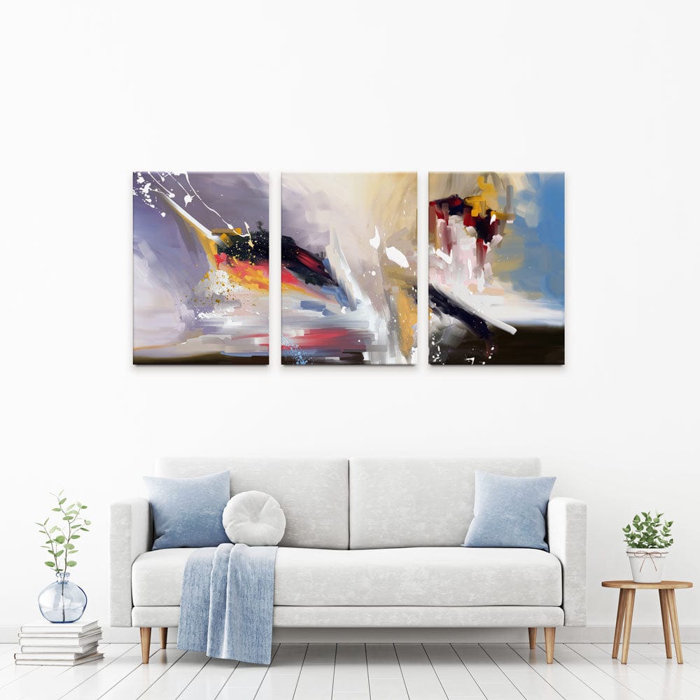 Modern Abstract Trio Canvas Print wall art product Tim Kats / Shutterstock