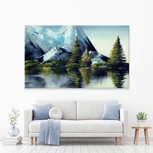 Mountain Landscape Canvas Print – Art Print Shop