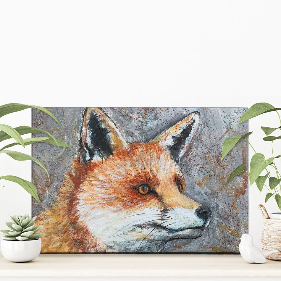 Mr Fox Canvas Print wall art product Jane Brookshaw