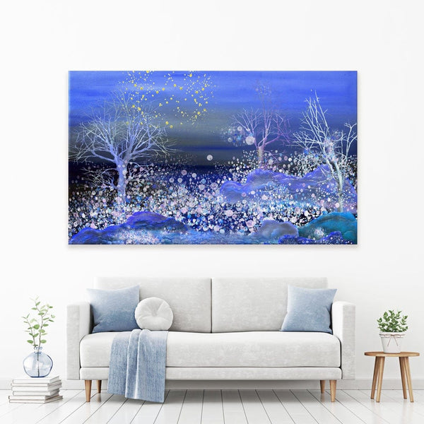 Night Snowfall Canvas Print – Art Print Shop