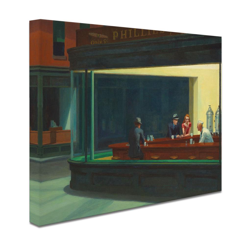 Nighthawks Canvas Print wall art product S Megalos / Independent