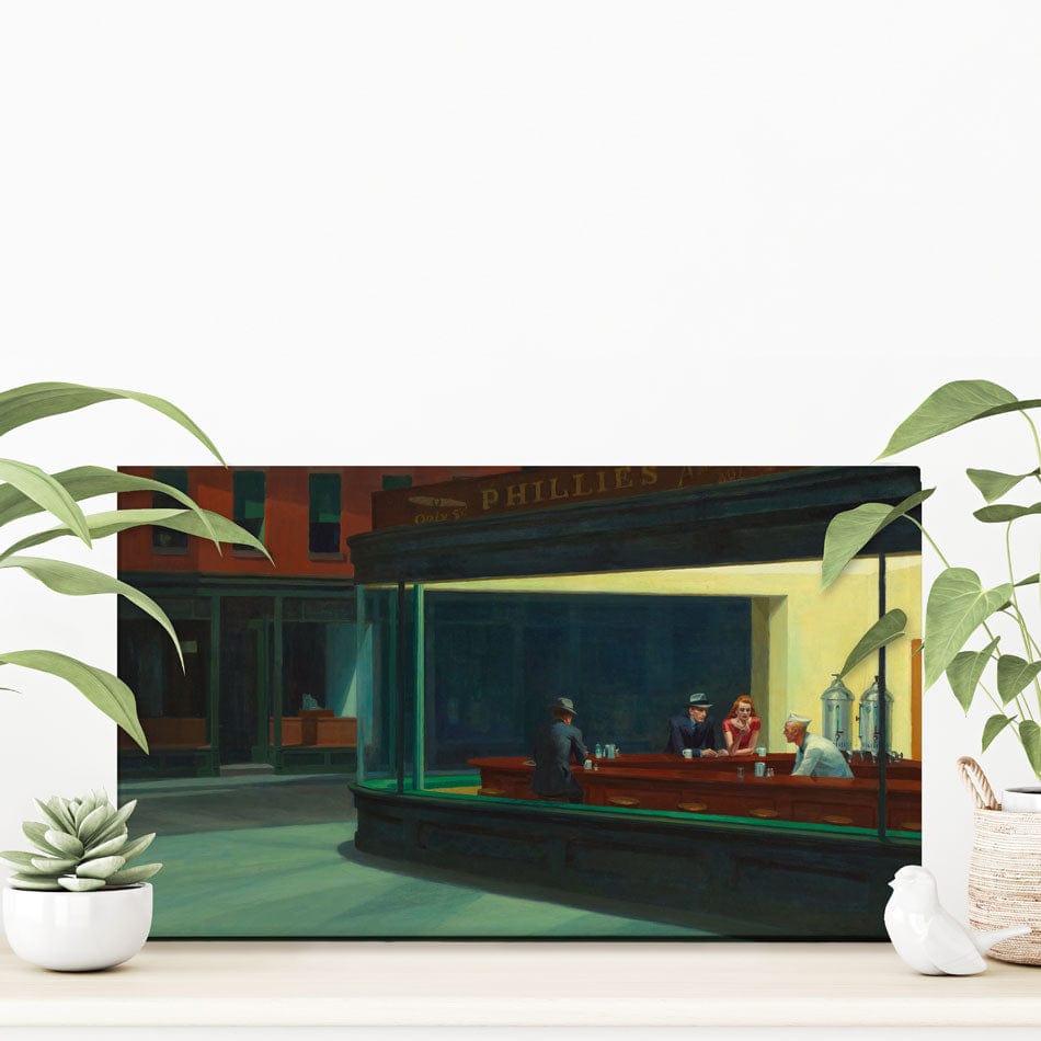 Nighthawks Canvas Print wall art product S Megalos / Independent