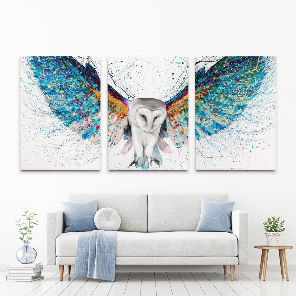 Opulent Night Owl Trio Canvas Print wall art product Ashvin Harrison