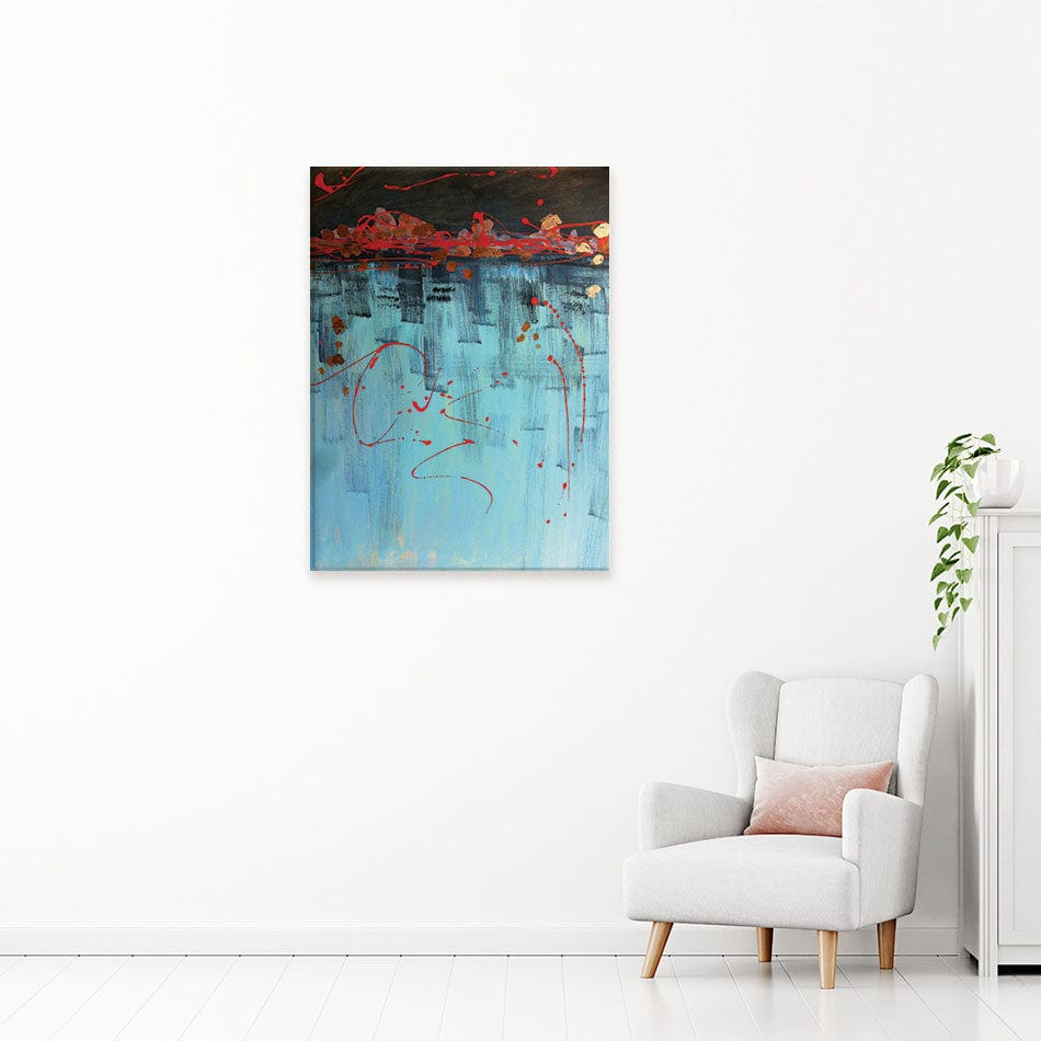 Out Of The Blue Canvas Print wall art product Jane Brookshaw