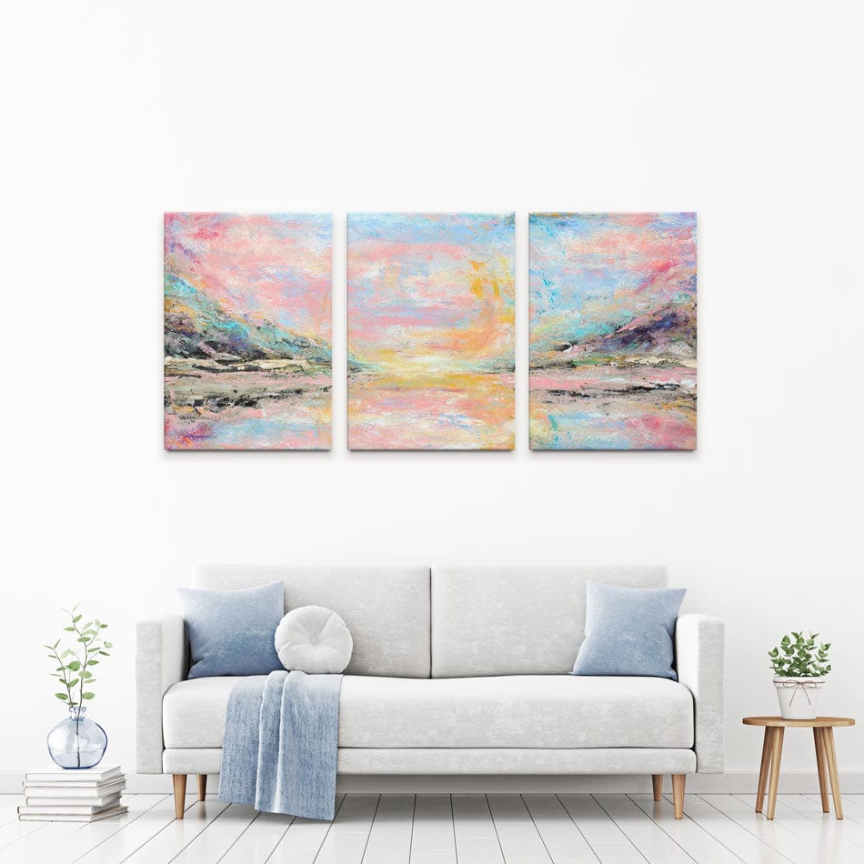 Pink Haze Trio Canvas Print wall art product Larisa Lavrova / Shutterstock