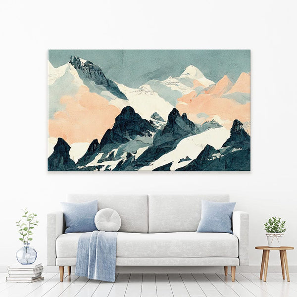 Rocky Mountains Canvas Print – Art Print Shop