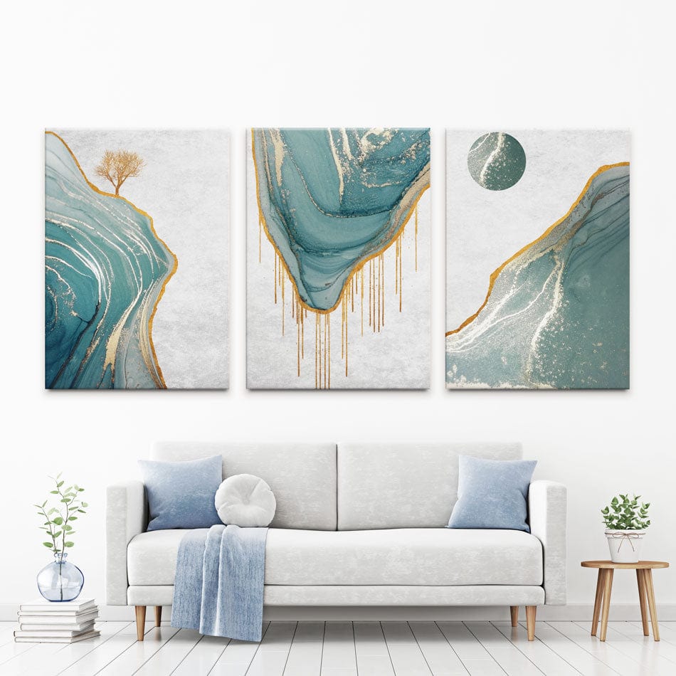 Scenic Marble Trio Canvas Print wall art product Xiao Chen studio / Shutterstock