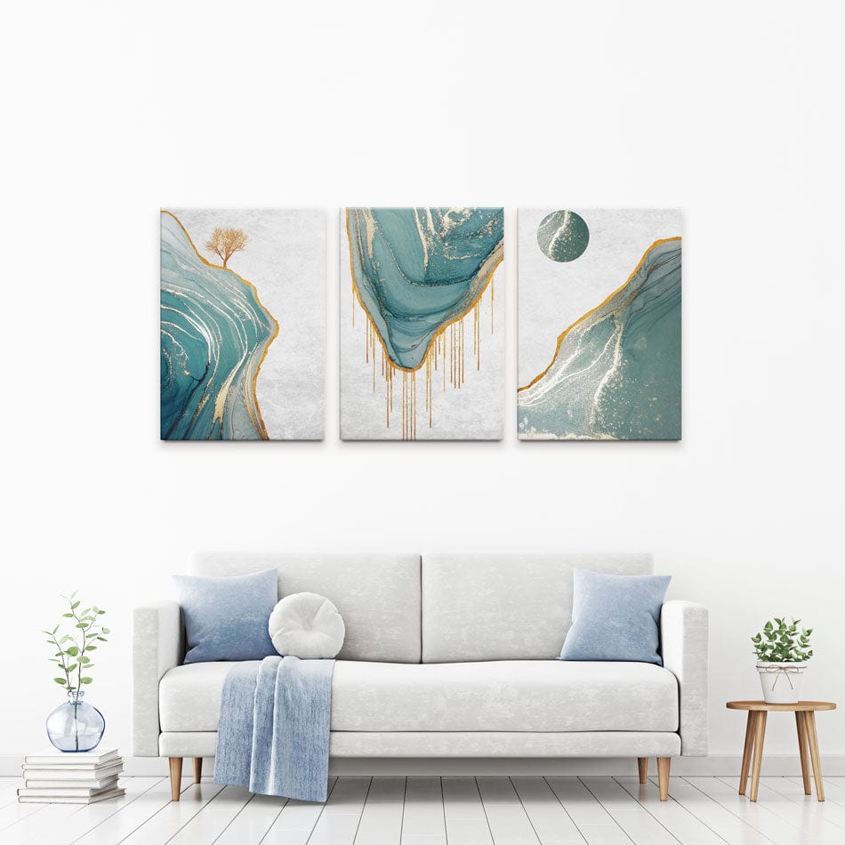 Scenic Marble Trio Canvas Print wall art product Xiao Chen studio / Shutterstock