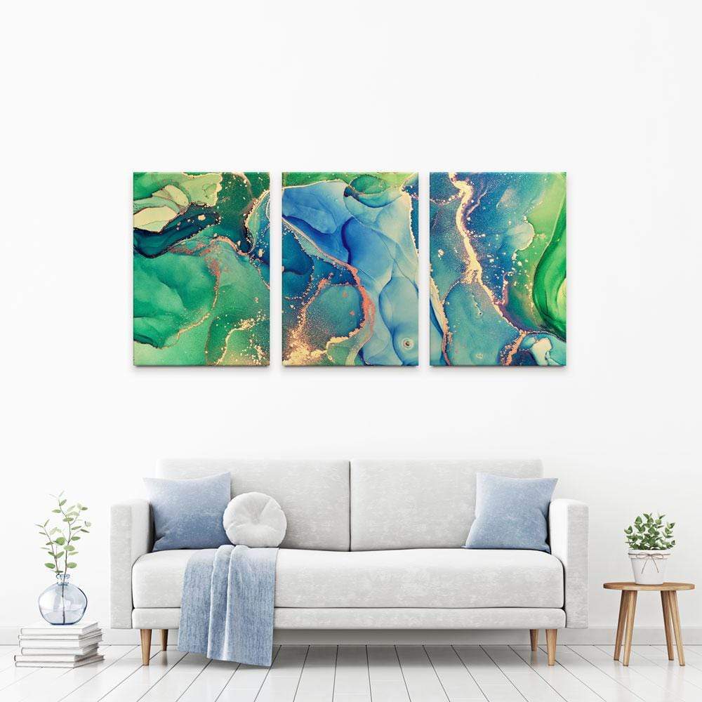 Sea Marble Trio Canvas Print wall art product djero.adlibeshe yahoo.com / Shutterstock