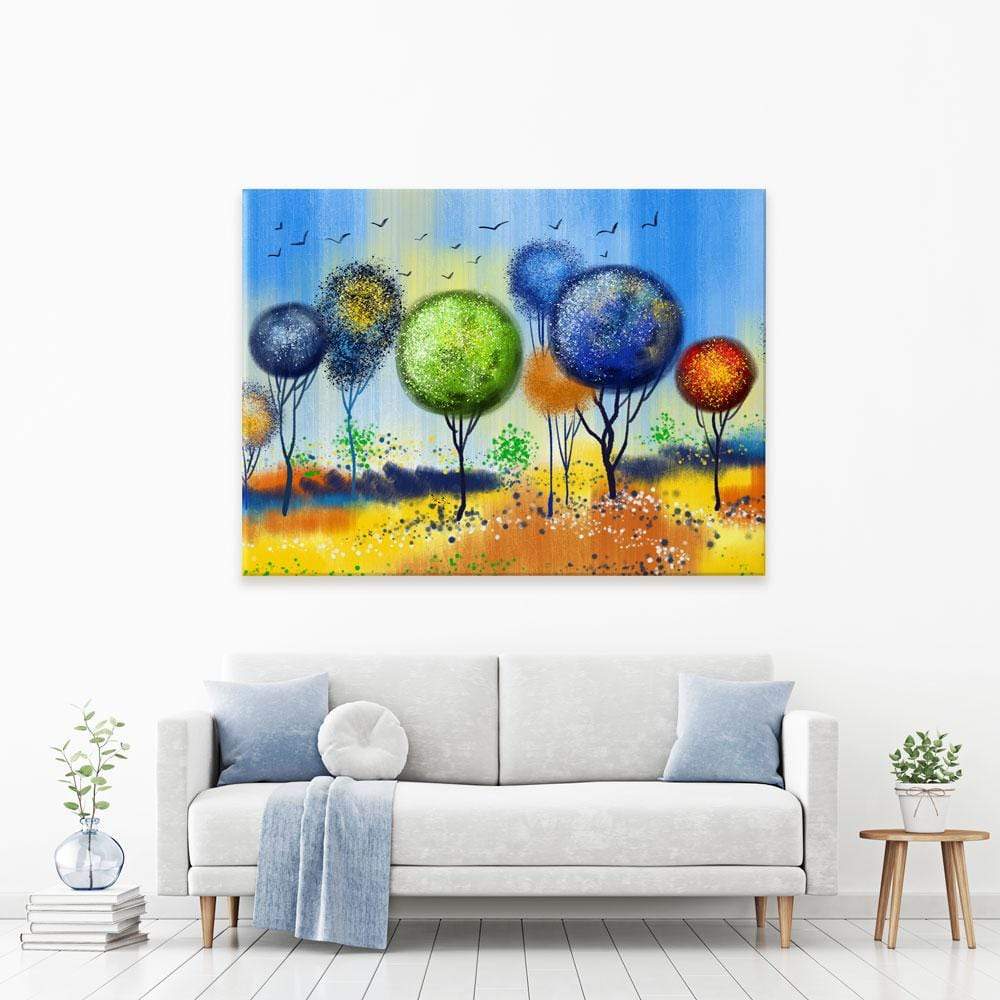 Spherical Trees Of Colour Canvas Print wall art product Tim Kats / Shutterstock