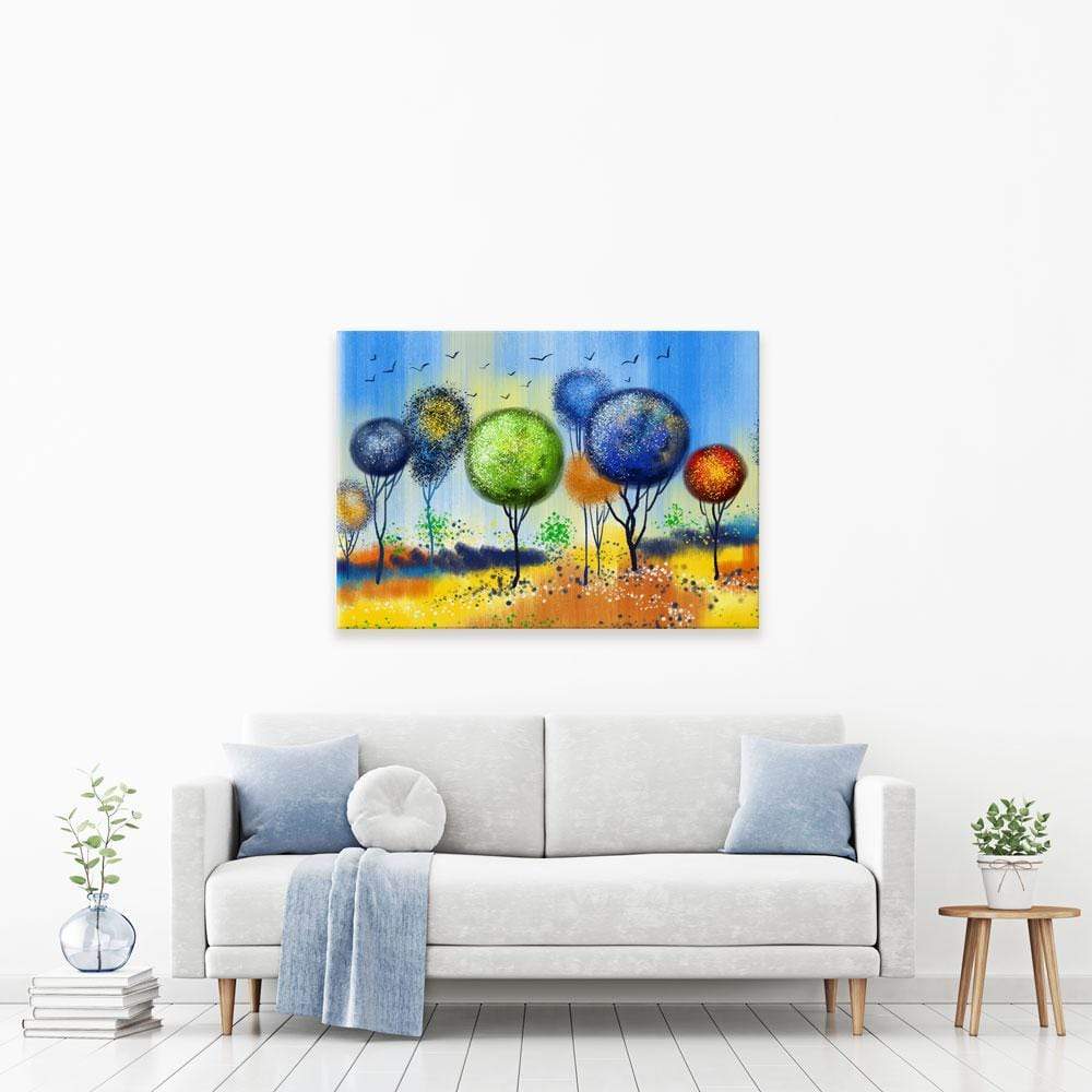 Spherical Trees Of Colour Canvas Print wall art product Tim Kats / Shutterstock