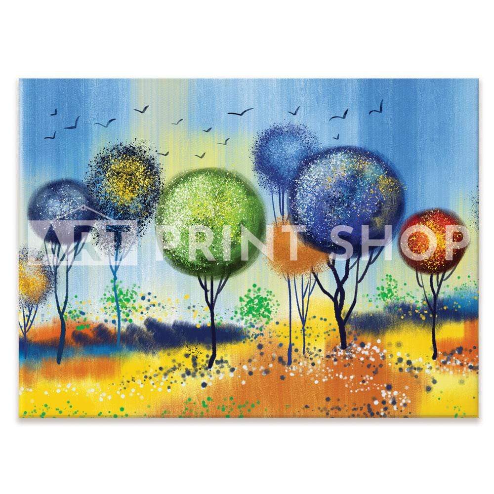 Spherical Trees Of Colour Canvas Print wall art product Tim Kats / Shutterstock