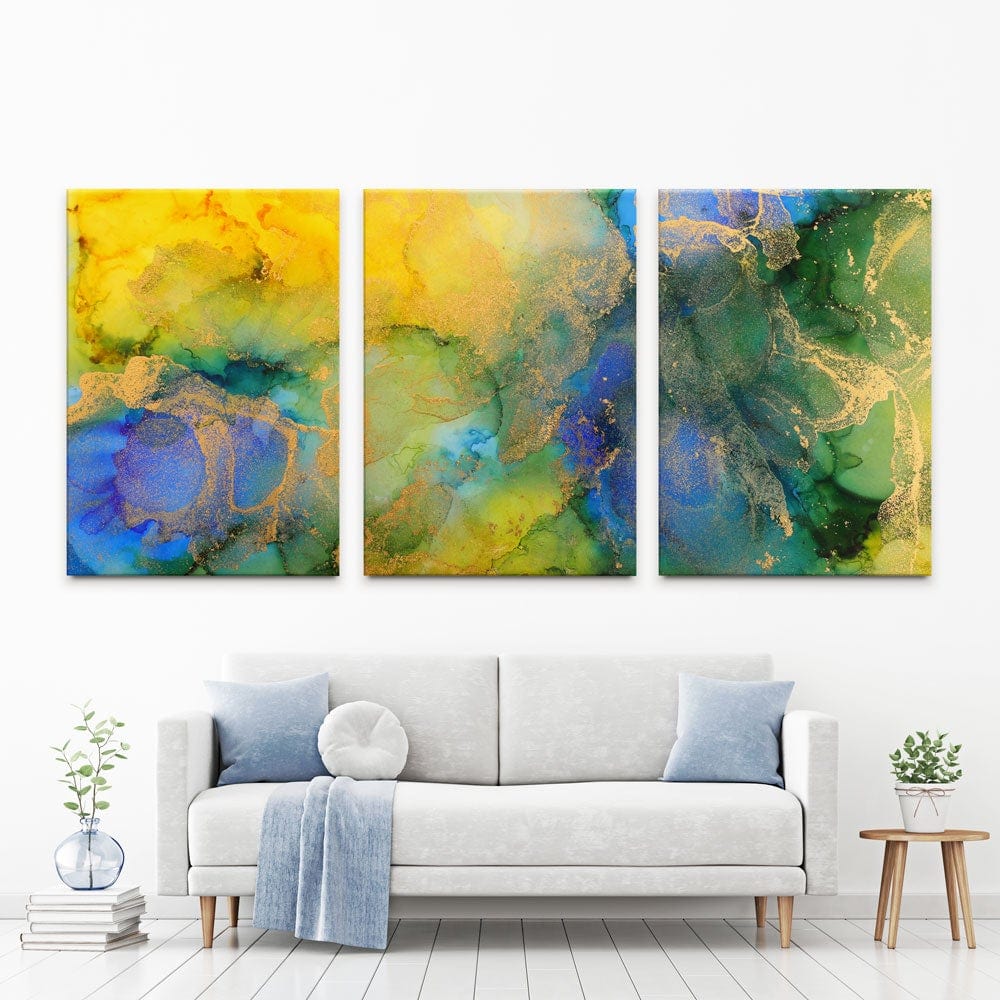 Summer Marble Trio Canvas Print wall art product tomertu / Shutterstock