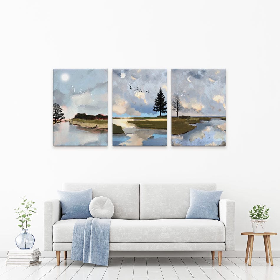 Sunrise To Sunset Trio Canvas Print wall art product Greatart / Shutterstock