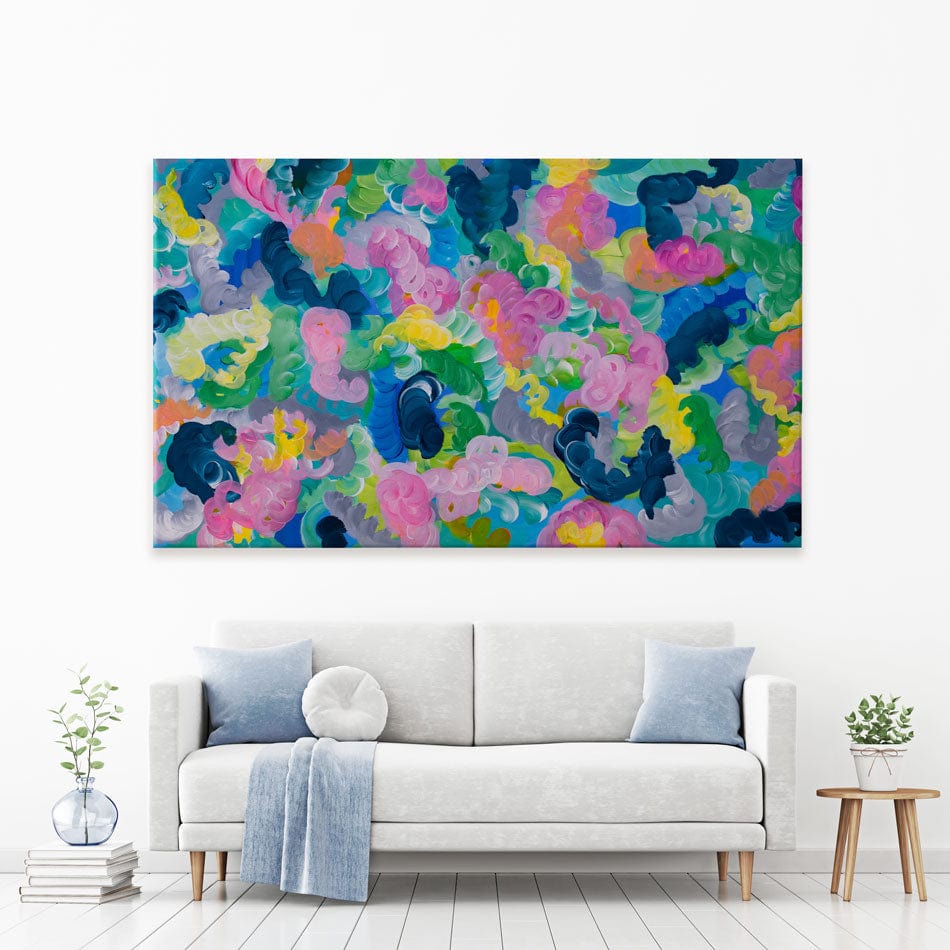 Swirls Canvas Print wall art product Olga Tkachyk