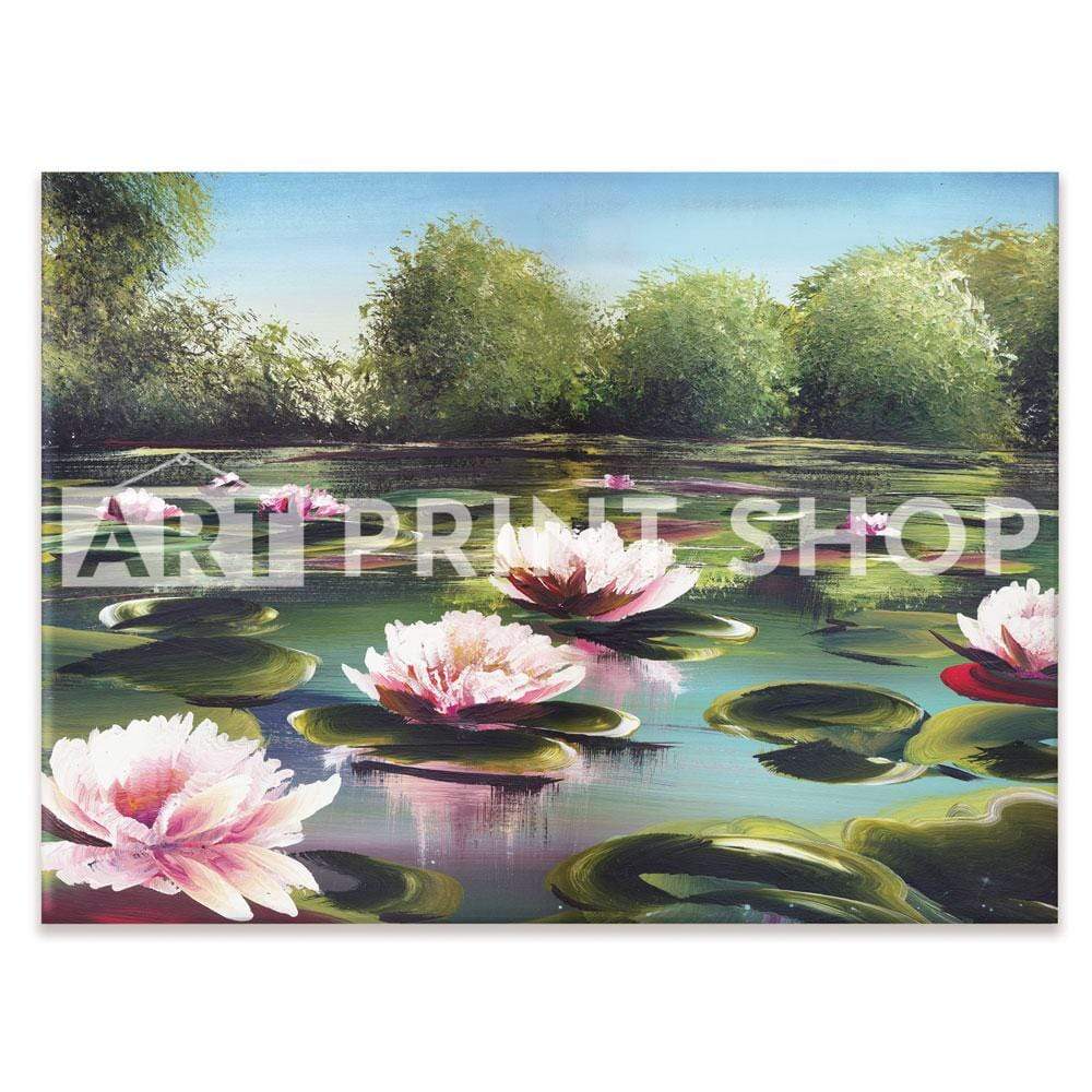 Water Lilies Canvas Print wall art product olga jefimova / Shutterstock