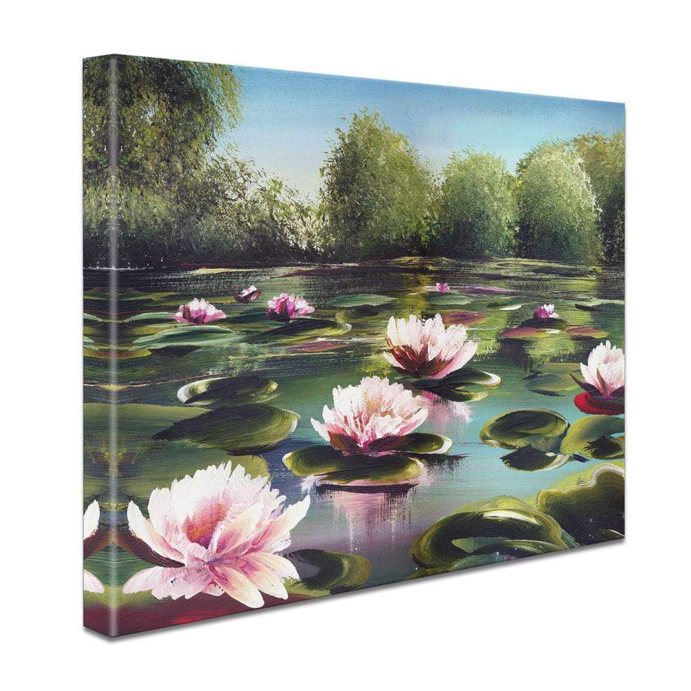 Water Lilies Canvas Print wall art product olga jefimova / Shutterstock